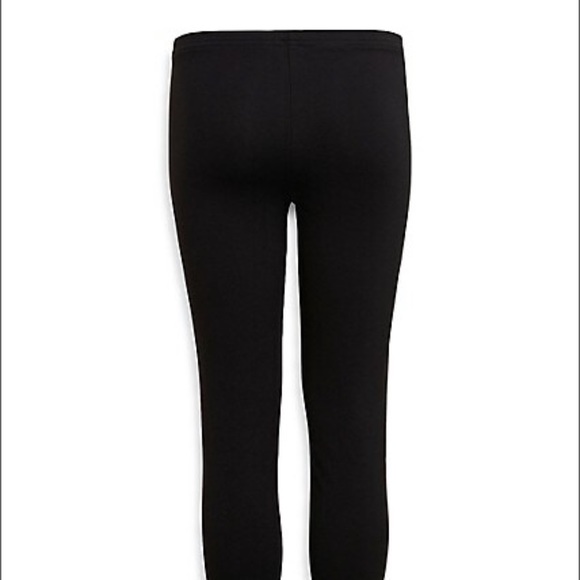 Black adidas leggings with 3 white strips on side - Picture 8 of 9
